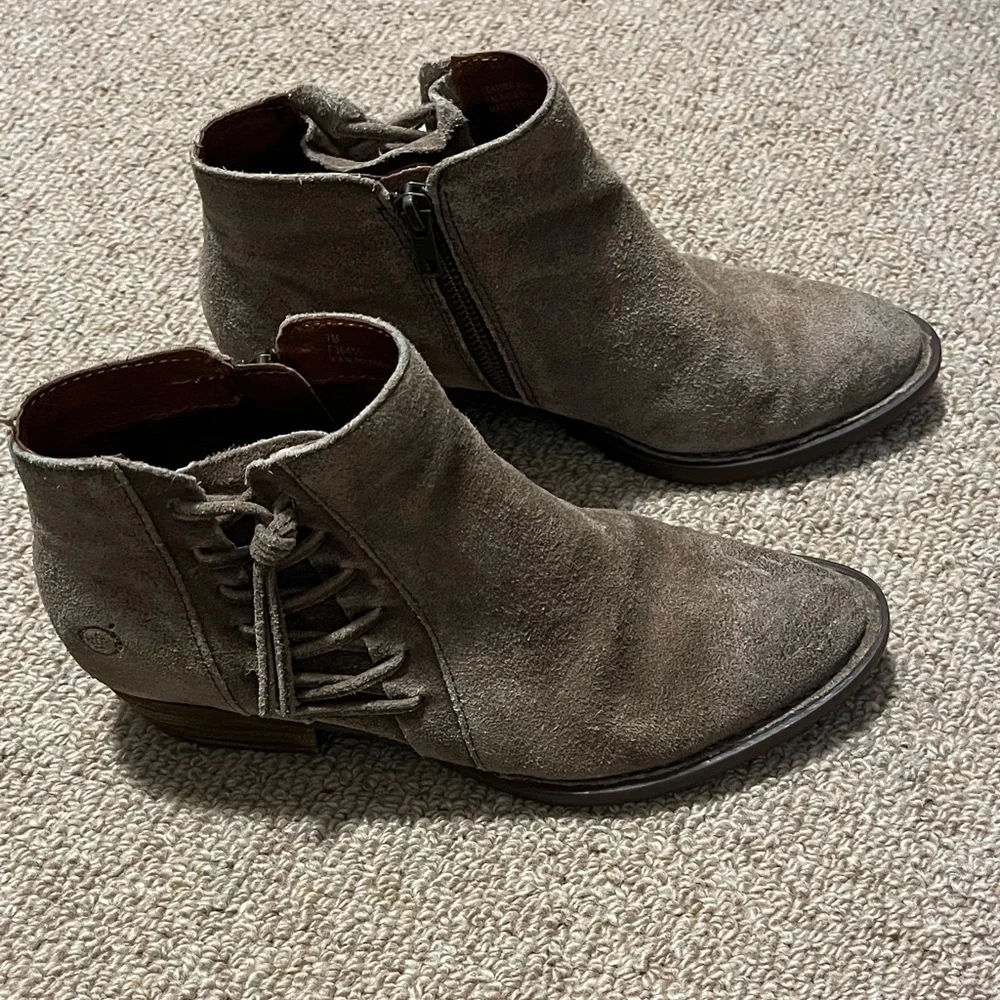 Womens Born Suede Ankle Boots - 7M - Picture 2 of 7